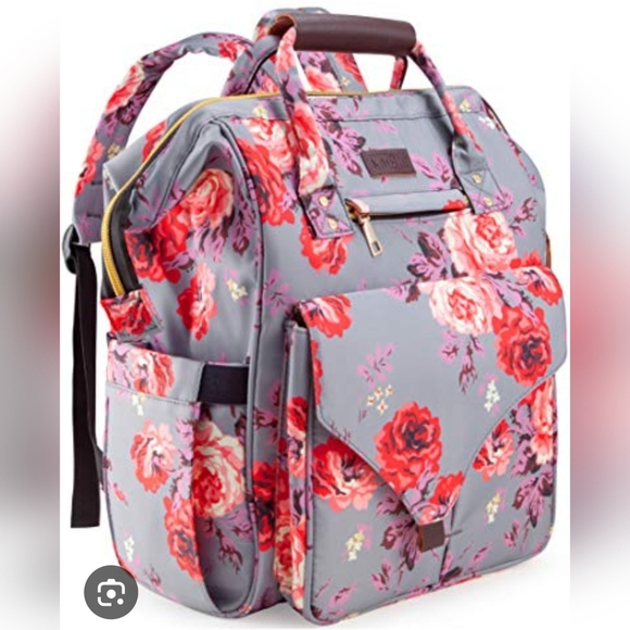 KAOME Diaper Bag/Backpack Floral Print, Versatile - Picture 11 of 11